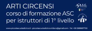 Corso istruttori arti circensi 1° Livello